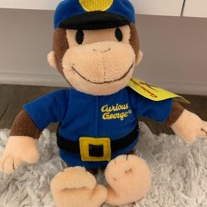Curious George stuffed animal toy